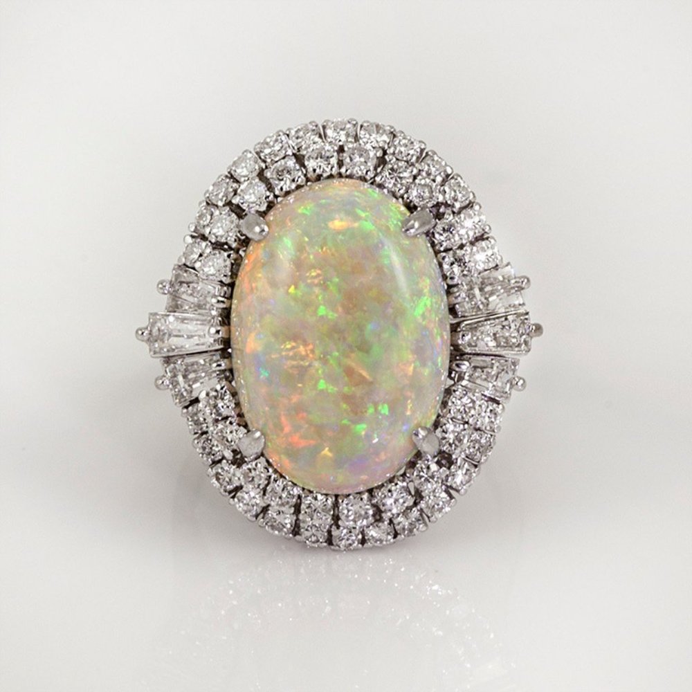 925 Silver Plated Shiny Super Large Oval Gemstone Ring For Women Vip0 30$
